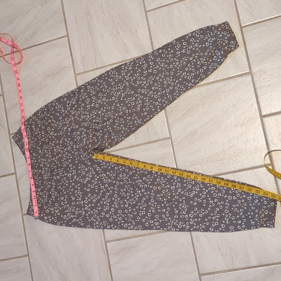 Tart Intimates Long Sleeve/Leg Lightweight Pajamas Gray/Off White Size S - Picture 4 of 8